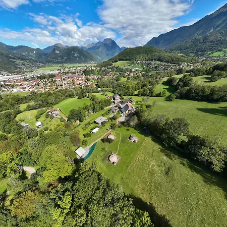 Yourtes Olachat Proche Annecy Faverges Buitenkant foto